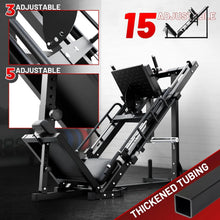 Load image into Gallery viewer, Ritfit Leg Press Hack Squat Machine, Professional Adjustable Leg Press Machine for Home Gym with Linear Bearing, Specialty Hack Squat Machine for Full Lower Body Workout with Weight Storage, Pink