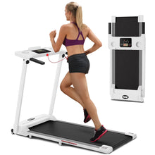 Load image into Gallery viewer, 300 lb Portable Folding Treadmill, 3.0 HP Foldable Compact Treadmill for Home Office, Walking Running Treadmill with LED Display for Exercise