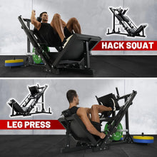 Load image into Gallery viewer, Ritfit Leg Press Hack Squat Machine, Professional Adjustable Leg Press Machine for Home Gym with Linear Bearing, Specialty Hack Squat Machine for Full Lower Body Workout with Weight Storage, Pink